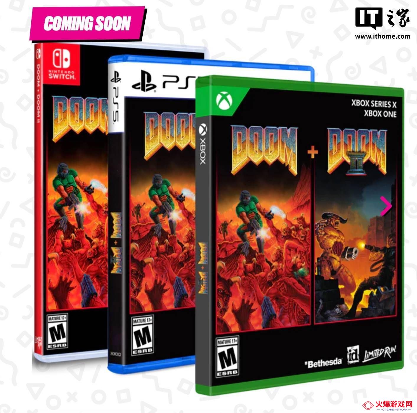 《毁灭战士》初代二代重制版来袭，PS5/Xbox/Switch玩家准备好了吗？