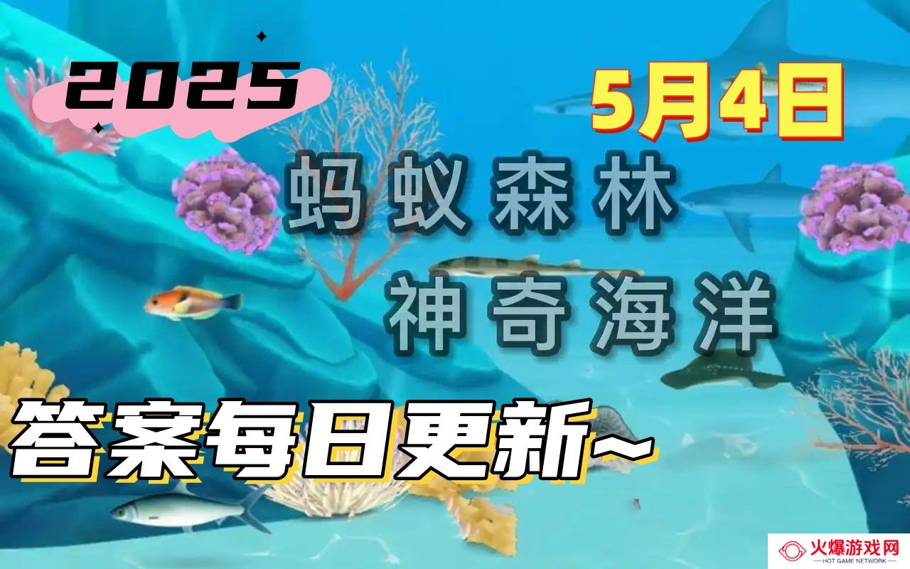 老虎斑是以下哪种海洋动物的俗称-神奇海洋5月4日答案最新2025